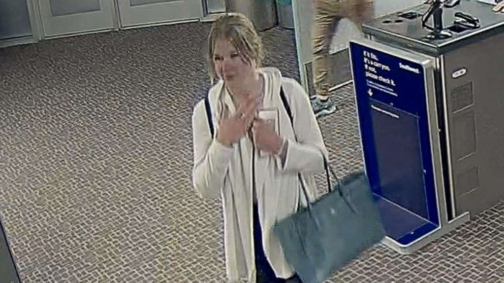 PHOTO: Salt Lake City police released photos of missing woman Mackenzie Lueck taken by security cameras at the Salt Lake City airport early on June 17, 2019.