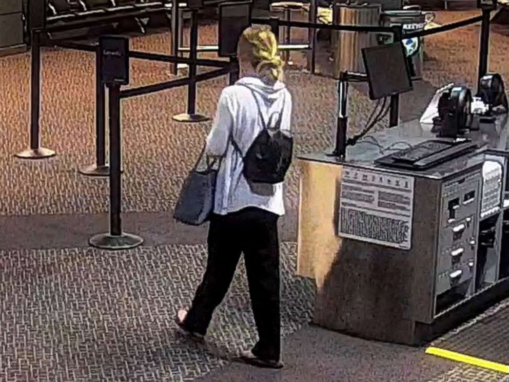 PHOTO: Salt Lake City police released photos of missing woman Mackenzie Lueck taken by security cameras at the Salt Lake City airport early on June 17, 2019.