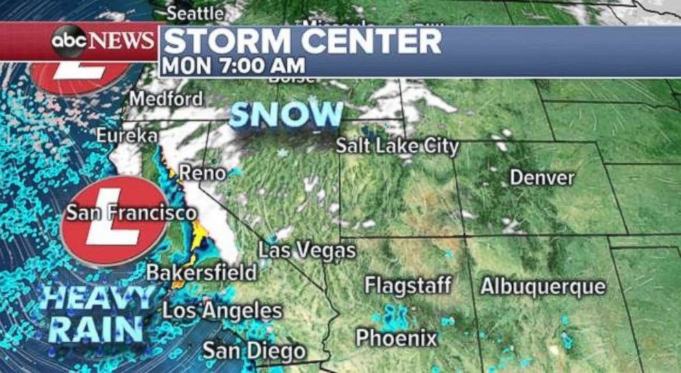   PHOTO: Possibility of heavy snowfall in the mountains of Sierra Nevada until Tuesday. 