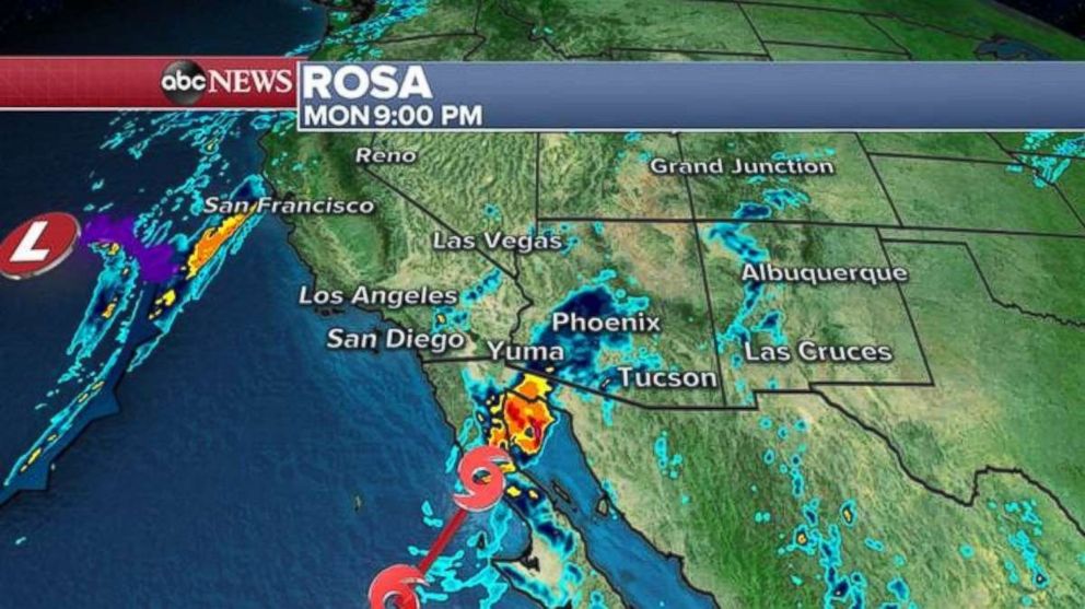 PHOTO: The storm is expected to make landfall in Baja California on Monday night.