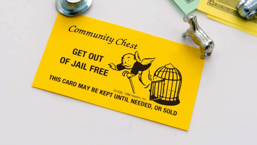 monopoly switch get out of jail card