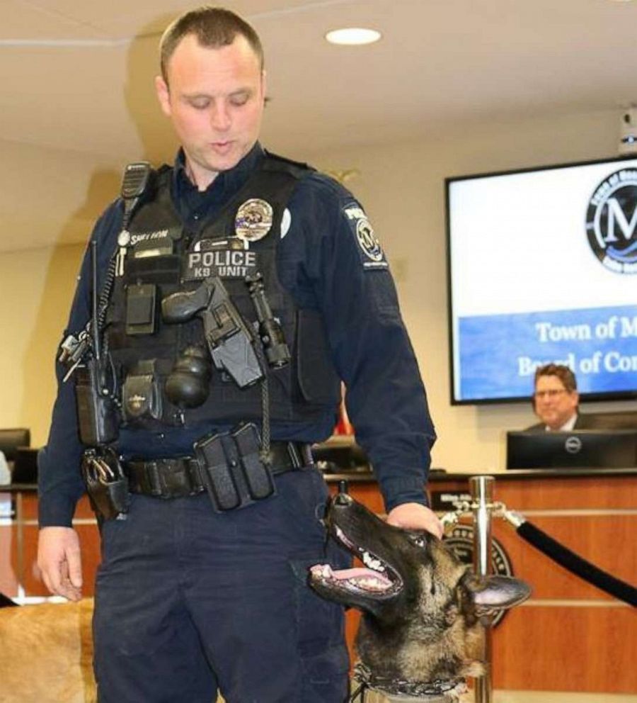 PHOTO: Mooresville, N.C., Police Department K9 Officer Jordan Harris Sheldon, 32, was shot and killed during a traffic stop on Saturday, May 4, 2019.