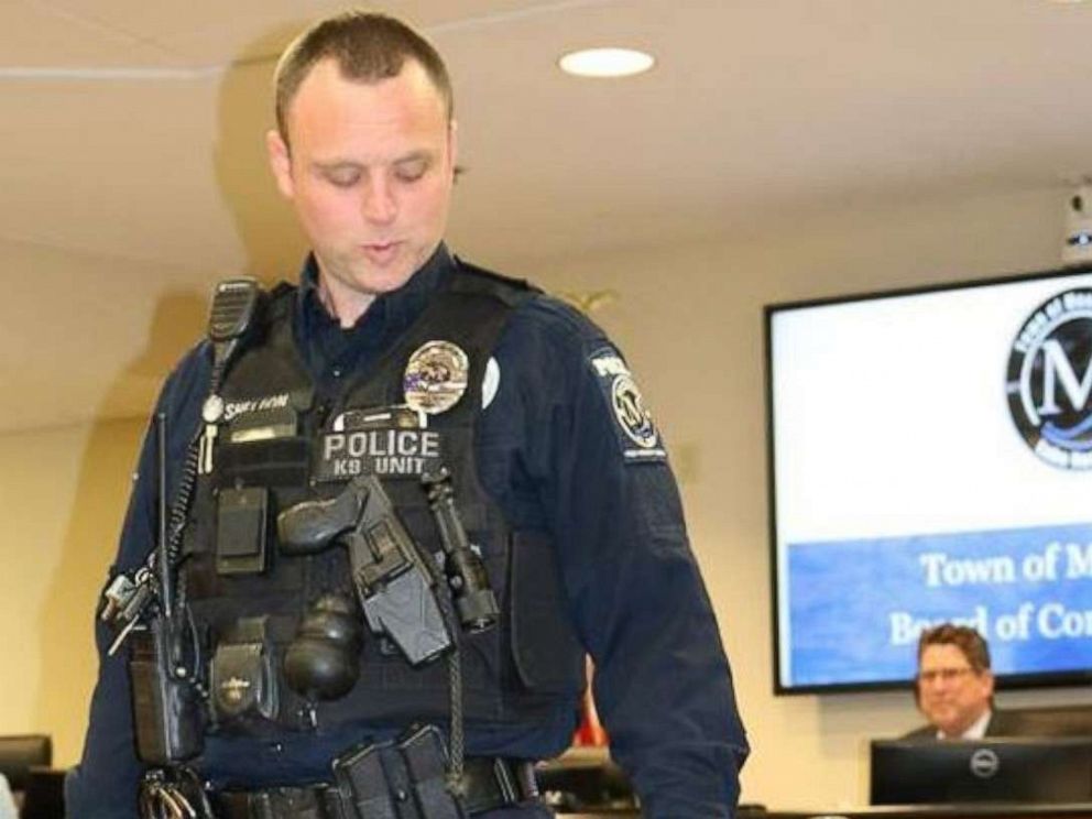 PHOTO: Mooresville, N.C., Police Department K9 Officer Jordan Harris Sheldon, 32, was shot and killed during a traffic stop on Saturday, May 4, 2019.