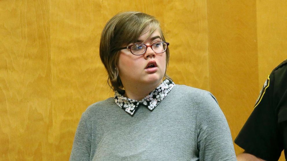 PHOTO: Morgan Geyser, one of two Wisconsin girls charged with stabbing a classmate, Payton Leutner, in 2014, to impress the fictitious horror character Slender Man, appears in court in Waukesha, Wis., Sept. 29, 2017.