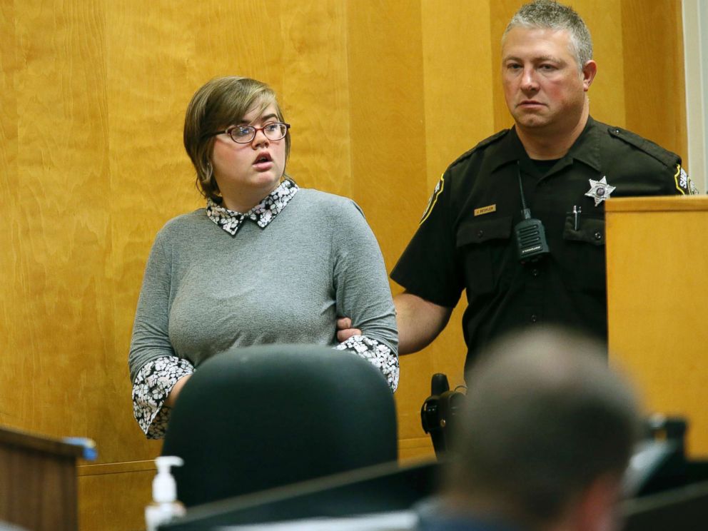 PHOTO: Morgan Geyser, one of two Wisconsin girls charged with stabbing a classmate, Payton Leutner, in 2014, to impress the fictitious horror character Slender Man, appears in court in Waukesha, Wis., Sept. 29, 2017.