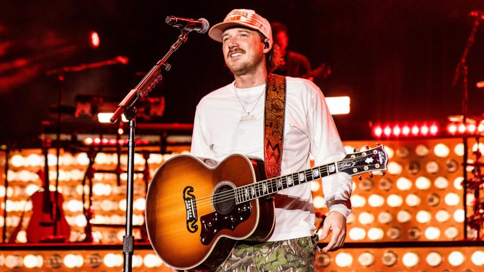 PHOTO:  Morgan Wallen performs on night one of his One Night at a Time tour, Sept. 20, 2024, in Knoxville, Tennessee. 