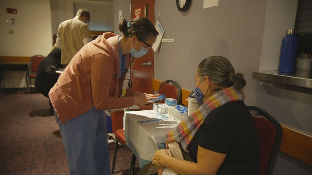 PHOTO: Borders’ church partnered with Boston Medical Center to offer COVID-19 vaccinations to community members.