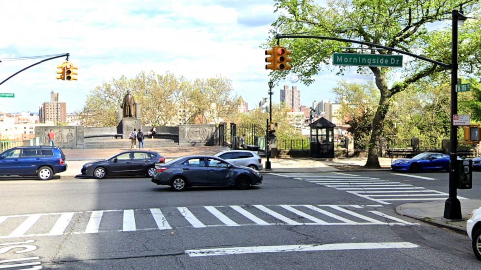 PHOTO: 116th Street and Morningside Dr. in New York. 