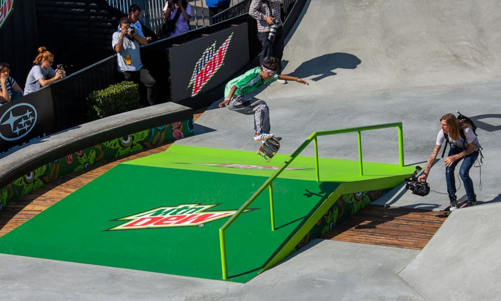 PHOTO: Mariah Duran, 23, is vying for a spot at the 2020 Olympics in skateboarding.
