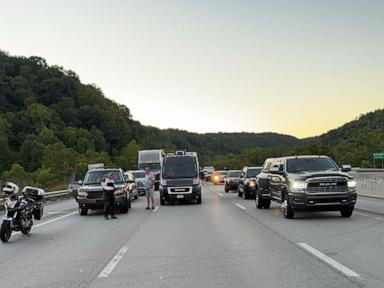 Kentucky interstate reopened after reports of multiple shot, suspect still at large