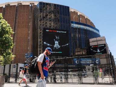 'Lockdown': Security ramped up at Madison Square Garden as Trump goes to NBA Finals