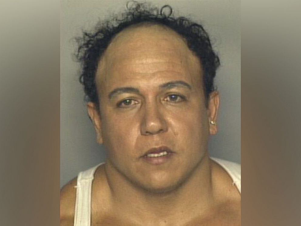 PHOTO: A 2002 booking photo of Cesar Sayoc, who was taken into custody on Oct. 26, 2018, in connection with a spate of suspicious packages and pipe bombs sent to prominent Democrats and critics of Donald Trump. 
