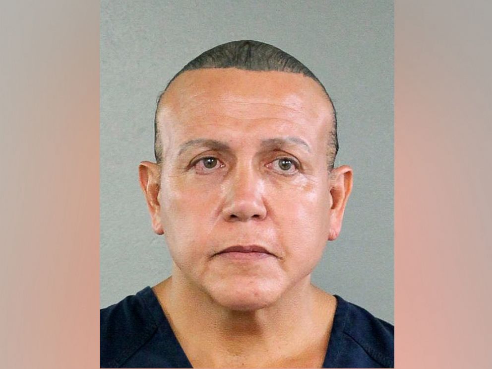 PHOTOGRAPH: Cesar Sayoc is published in this photo, published by the Broward County Sheriffs office and provided by the Associated Press, in Miami. 