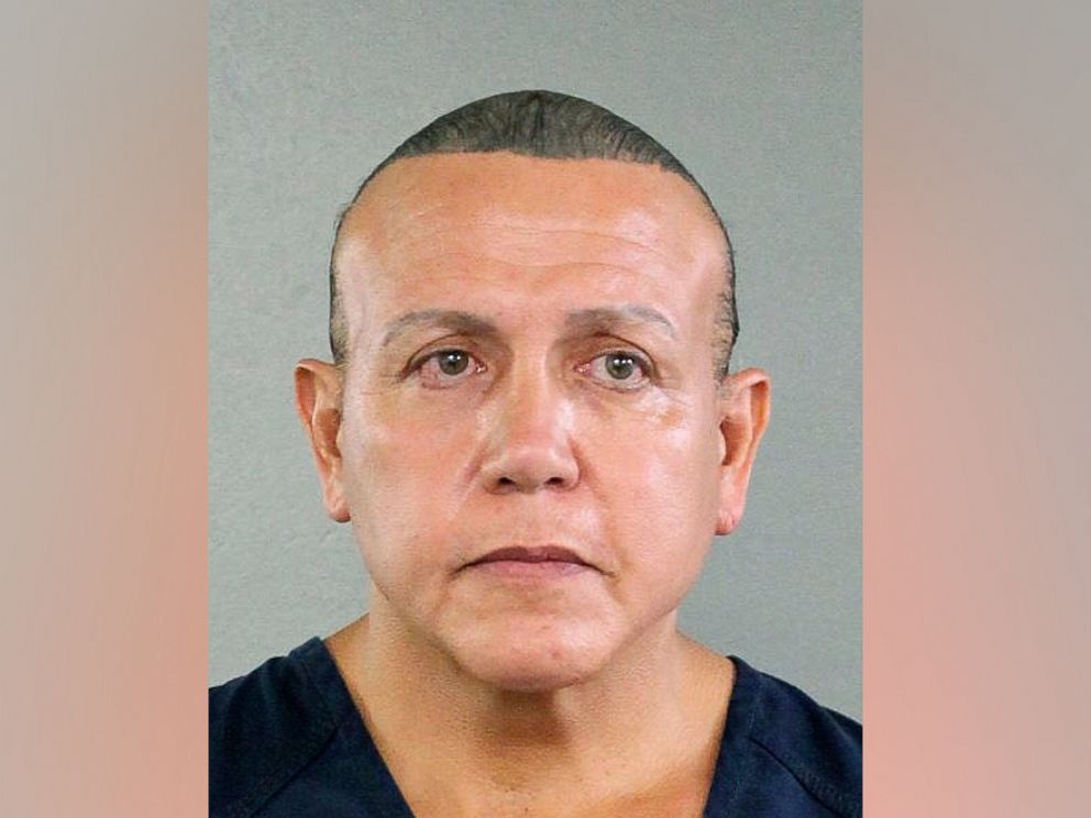 PHOTO: Cesar Sayoc is seen in this undated booking photo, released by the Broward County Sheriff's office and provided by the Associated Press, in Miami. 