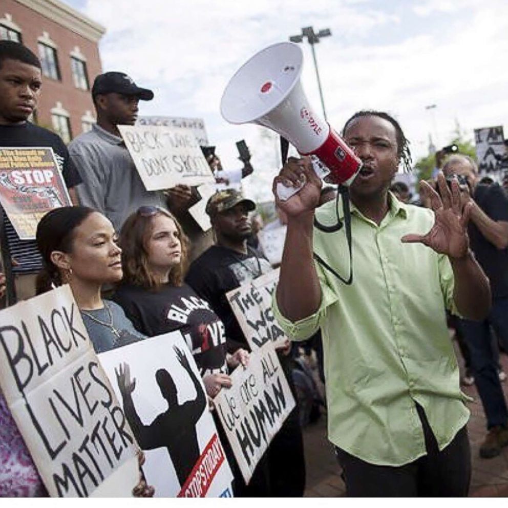 PHOTO: Muhiyidin Elamin Moye was part of the push to get the police to release the video in the shooting of Walter Scott. 