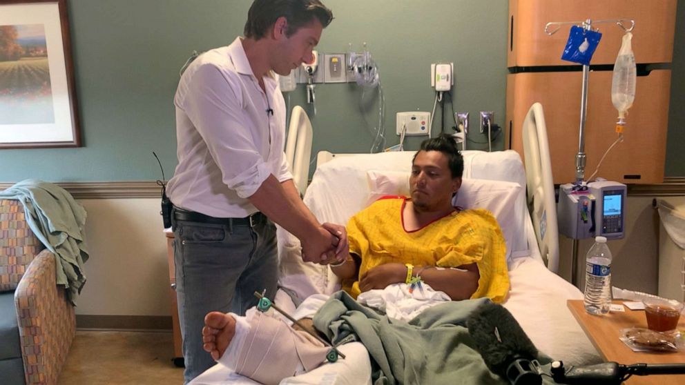 PHOTO: Octavio Lizarte told ABC News' David Muir that he watched his nephew Javier Rodriguez, 15, get shot in the head and die during the massacre in an El Paso, Texas, Walmart.