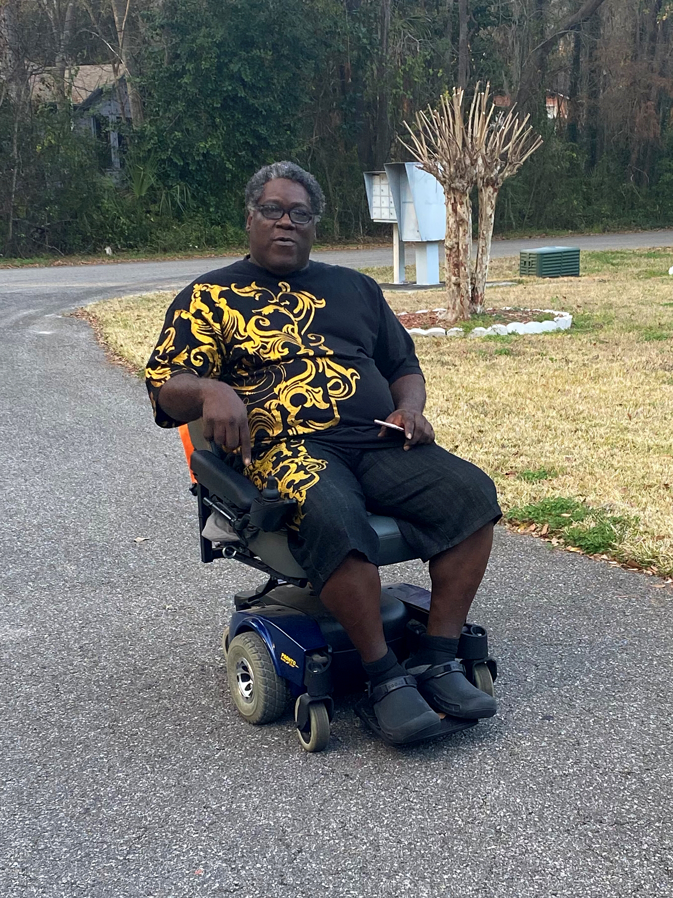 PHOTO: Murray, a formerly incarcerated man, is receiving monthly cash assistance as part of a guaranteed income program in Gainesville, Florida.