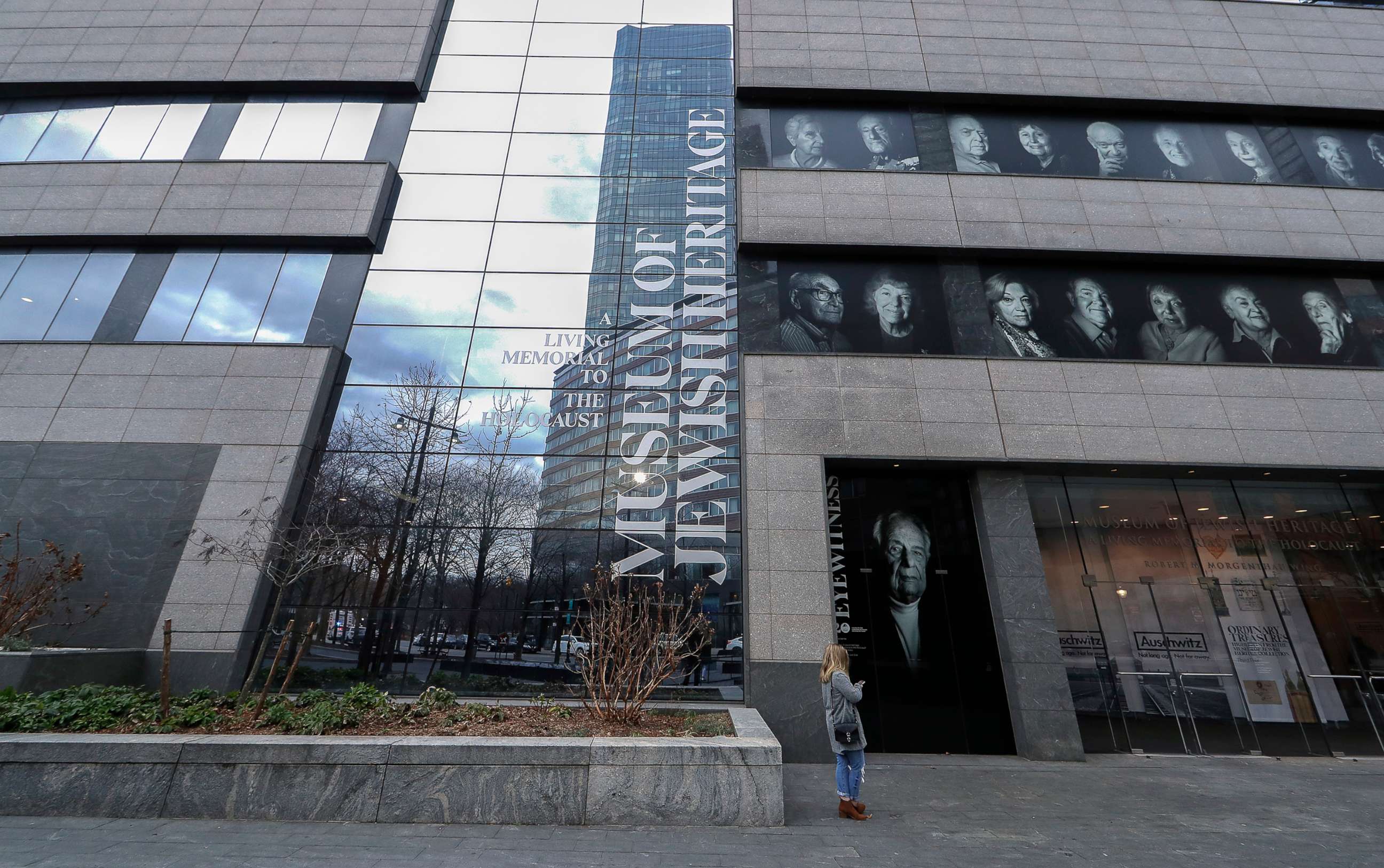 PHOTO: In this Jan 26, 2020, file photo, an exterior view of the Museum of Jewish Heritage "A Living Memorial To The Holocaust'' is shown in New York.