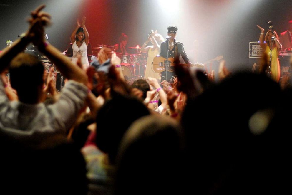 PHOTO: On July 7, 2007, Prince held a series of legendary concerts at several of his Minneapolis hometown haunts, including an explosive show at First Avenue.