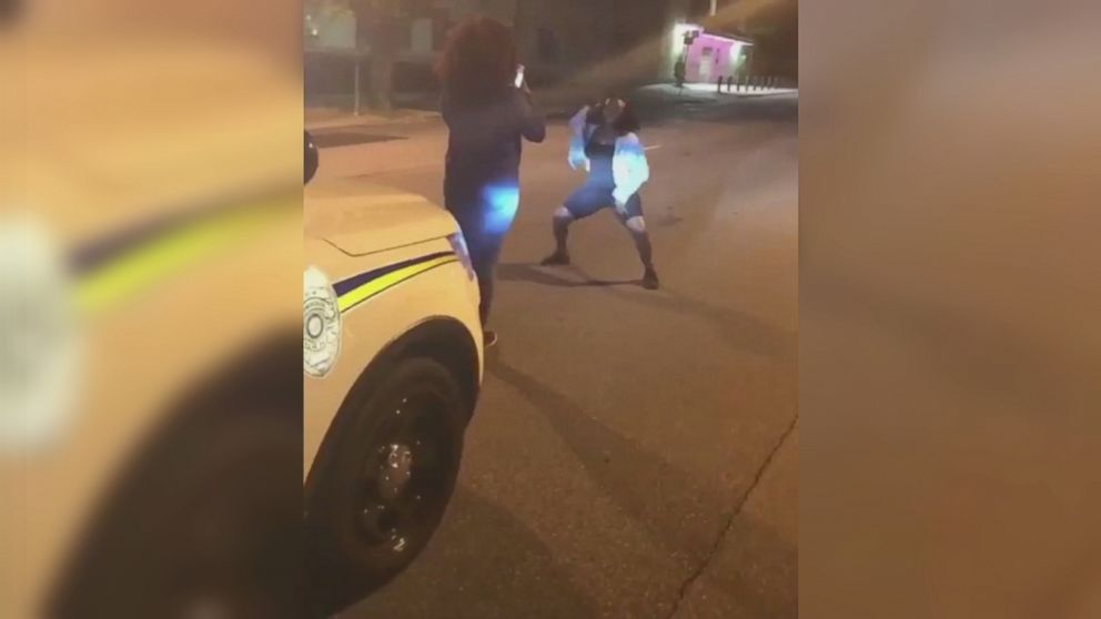 VIDEO: A dancer in Alabama was trying to make an audition video for Janet Jackson when the police arrived.