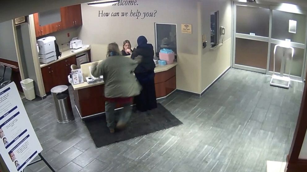 PHOTO: Video captured an attack of a patient by another patient in the emergency room lobby in Beaumont Hospital Dearborn in Dearborn, Mich., Feb. 10, 2018.