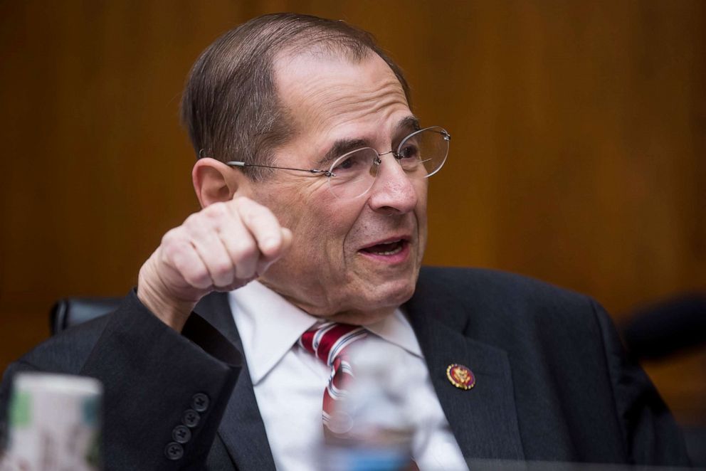 PHOTO: House Judiciary Chairman Jerrold Nadler is pictured at the start of a House Judiciary Committee hearing on Capitol Hill, June 11, 2019, in Washington.