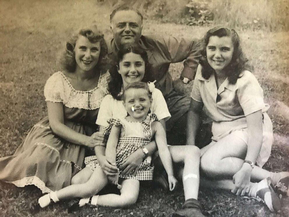 PHOTO: Nancy Ann Hamilton, seen as a young girl with dark hair in the middle of this undated family photo with her kid sister, Janet, on her lap, died on March 21, 2020, in Skagit County, Wash., after contracting the coronavirus.