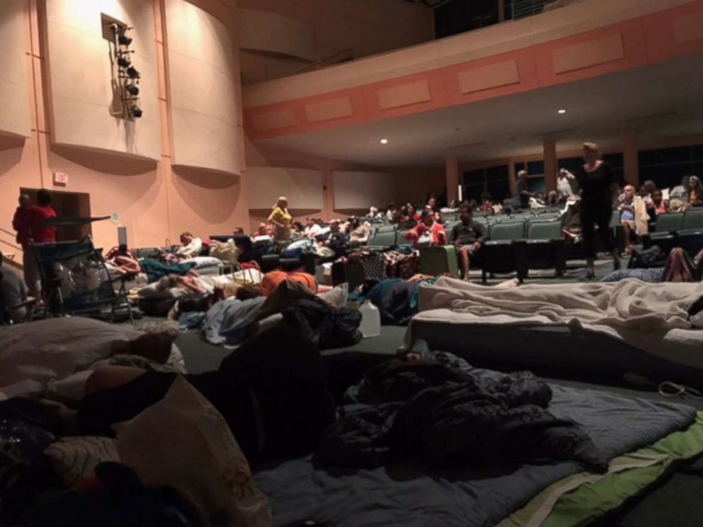 PHOTO: Inside a Hurricane Irma shelter in Naples, Florida, Sept. 10, 2017.