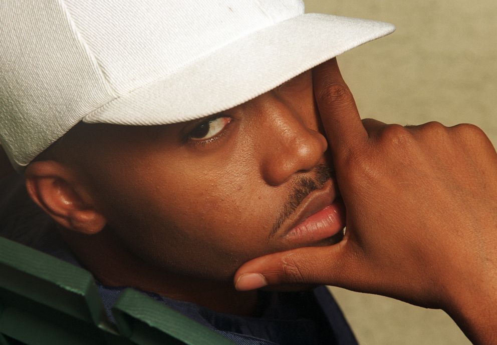 PHOTO: New York-based rapper Nas poses for a photo for the Los Angeles Times, circa 1996.