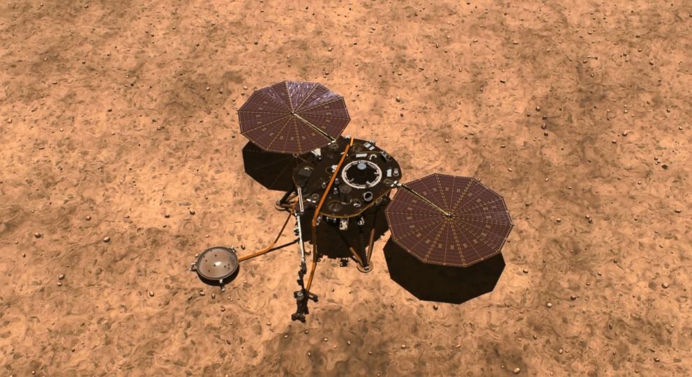 PHOTO: InSight will use a suite of instruments to study the deep interior of the Red Planet.