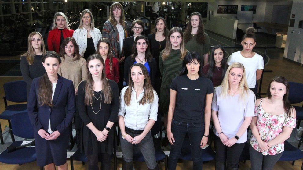 Elizabeth Vargas interviewed 19 women who made victim impact statements at the Larry Nassar trial in Lansing, Mich., Jan. 24, 2018.