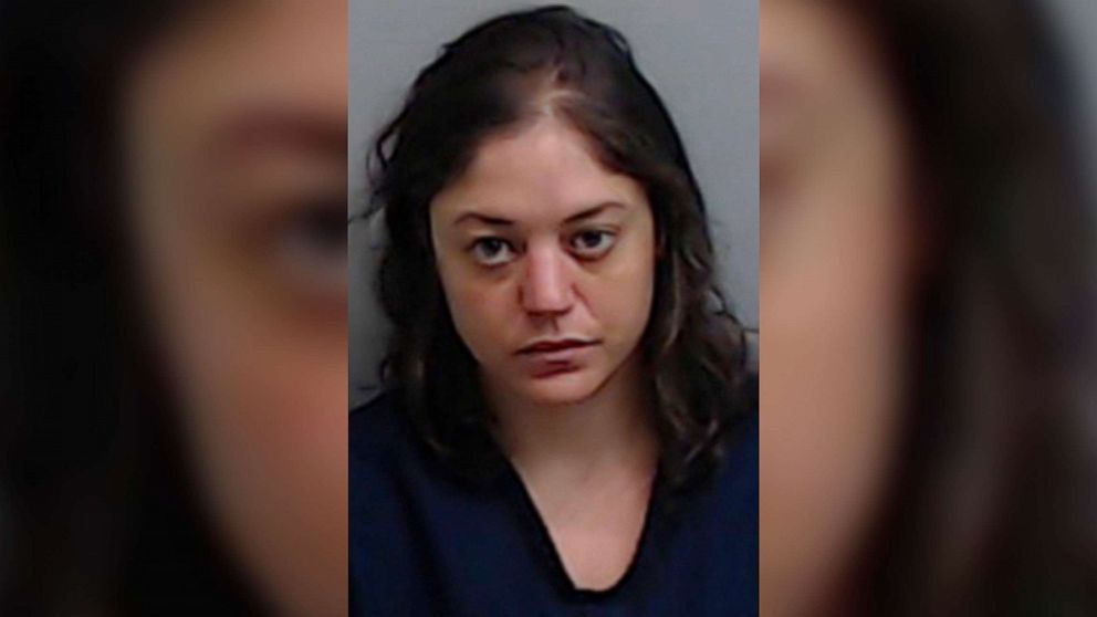PHOTO: This booking photo released by the Fulton County, Ga., Jail shows Natalie White, who was charged, June 23, 2020, with first degree arson in the burning of an Atlanta Wendy's in the wake of the Rayshard Brooks shooting.
