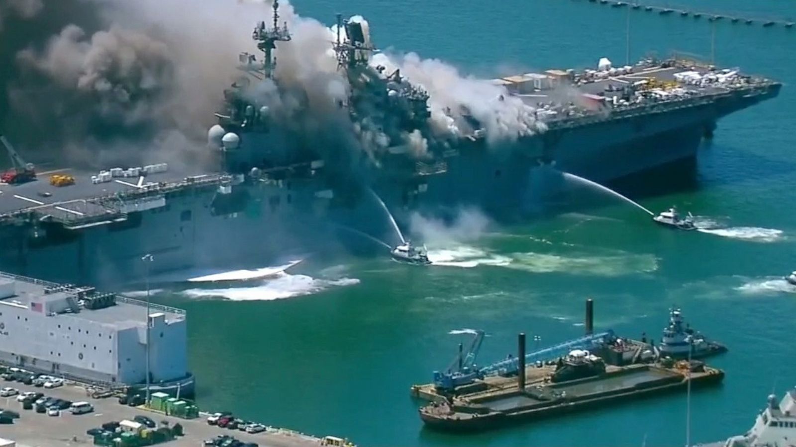 Officials Investigating After 21 Sailors, Civilians Hospitalized In San  Diego Naval Ship Explosion - Abc News