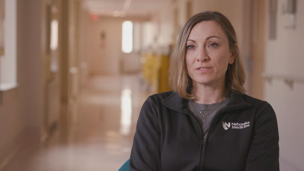 PHOTO: Angie Vasa is the director of quarantine services at University of Nebraska Medical Center's Global Center for Health Security.