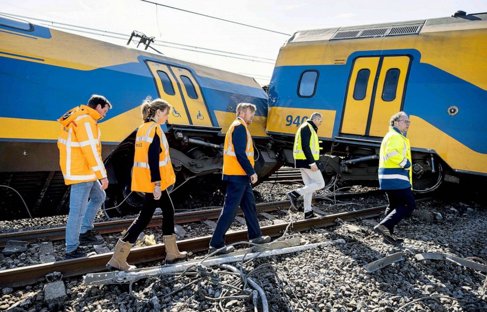 1 dead, dozens hurt as train derails from crash with construction