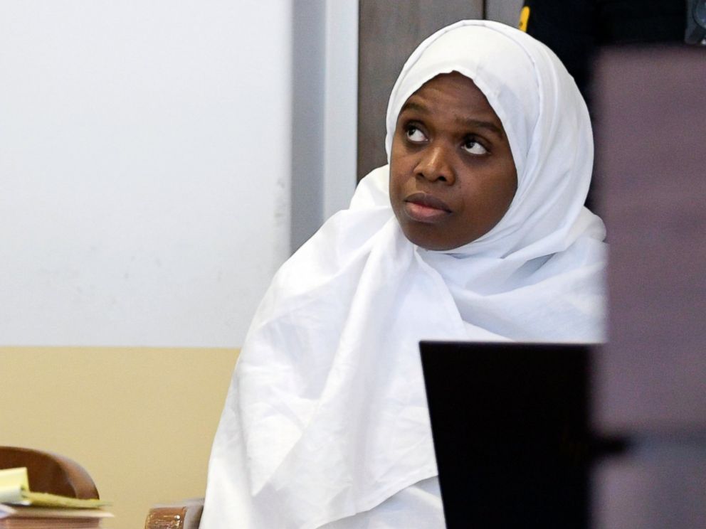 PHOTO: Jany Leveille sits in court during a hearing on Aug. 13, 2018, in Taos, N.M.