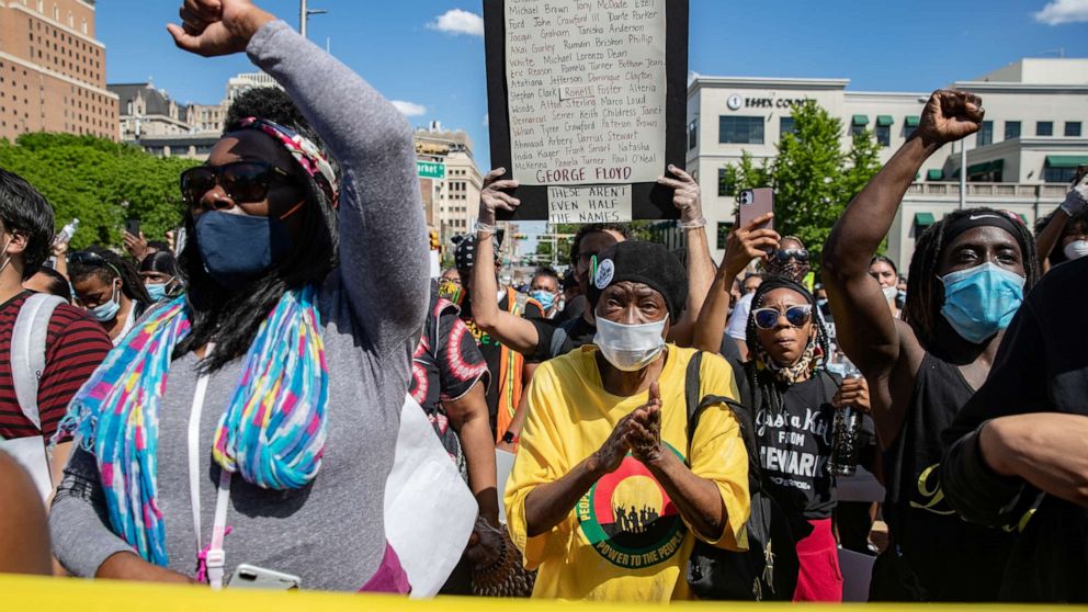 Protester Olga Hall joined the demonstrations in Washington, D.C., for one simple reason: “We’re sick of it."