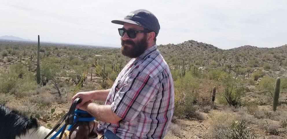 PHOTO: Nicholas Farah, 36, seen in this undated photo died from positional asphyxia at the Clark County Detention Center in Las Vegas on March 31, 2019, after being arrested and being placed in a restraint chair by multiple law enforcement officers.