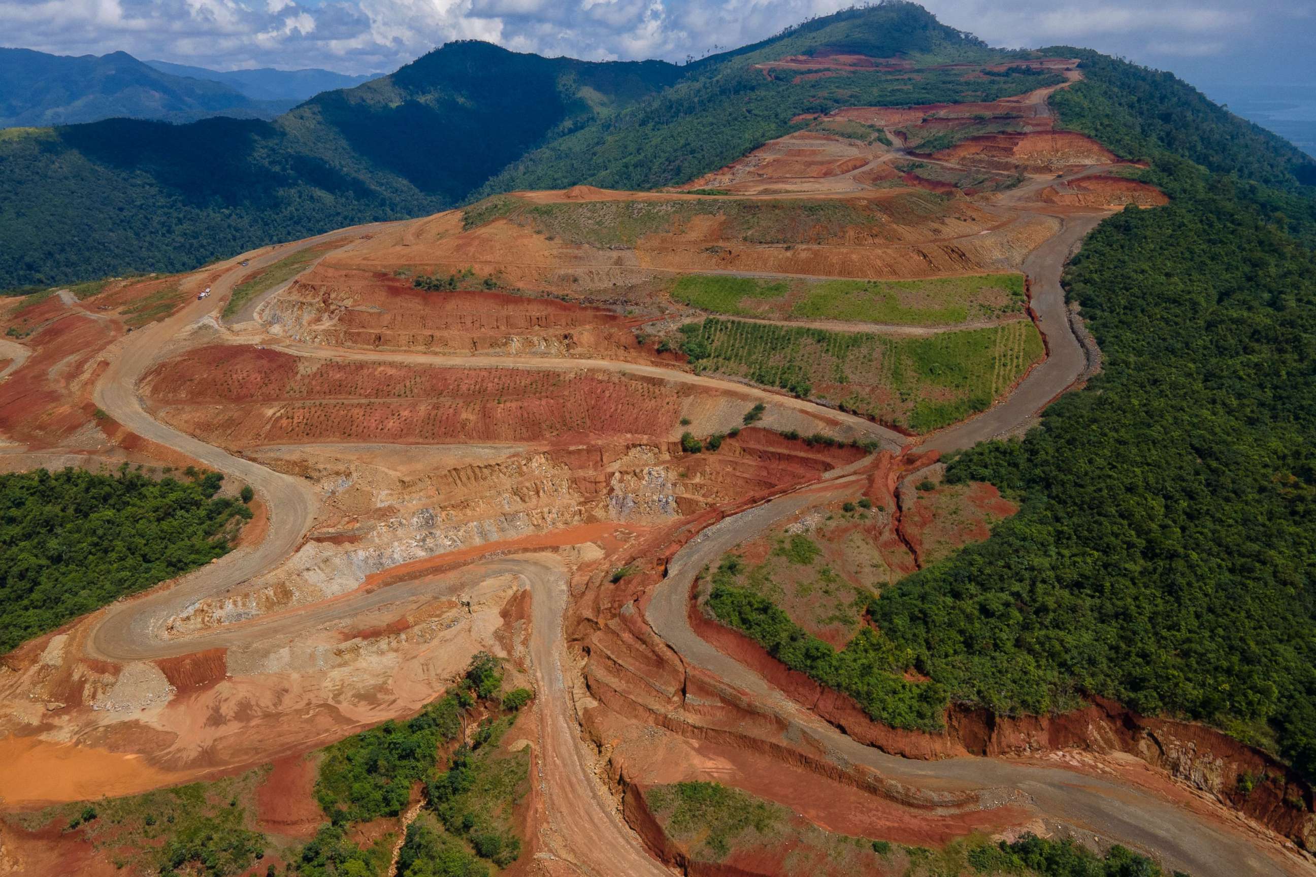 PHOTO: The concession area of a nickel mine in northeastern Guatemala, Oct. 25, 2021.