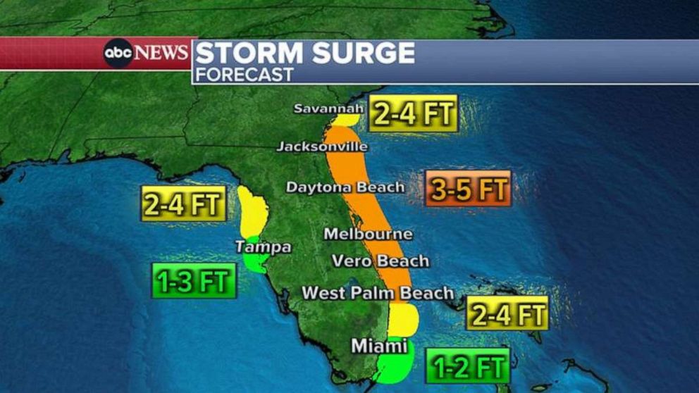 Tropical Storm Nicole tracker Maps, path as Nicole expected to hit