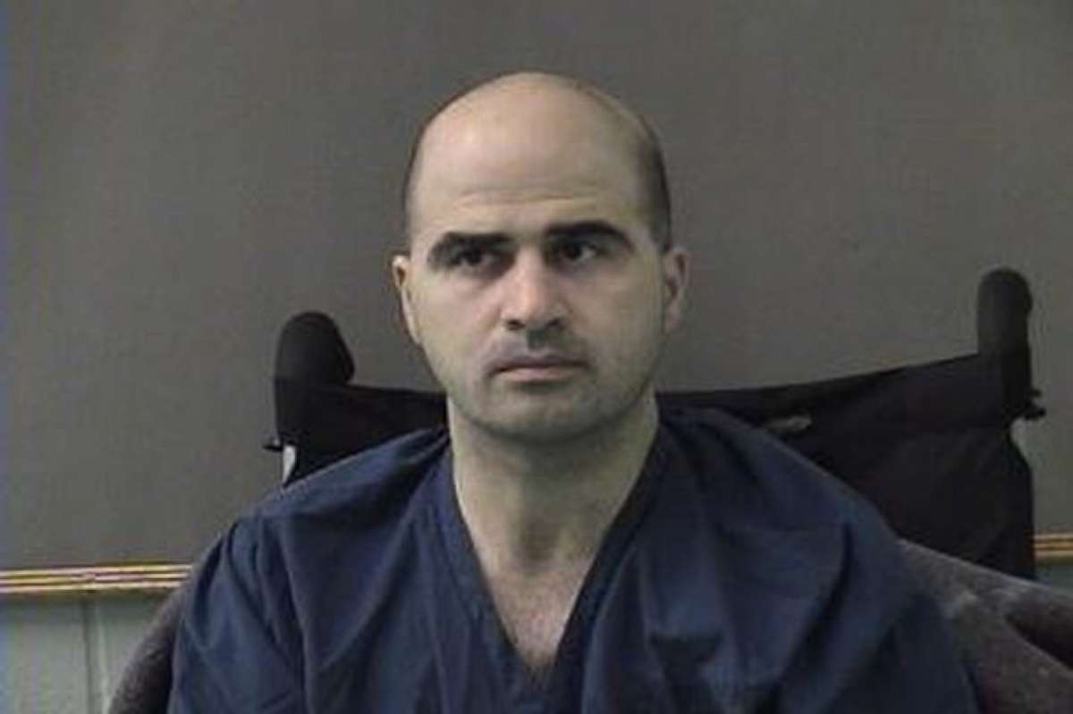 PHOTO: U.S. Maj. Nidal Hasan, the Army psychiatrist who is charged with murder in the Fort Hood shootings, is seen in a booking photo after being moved to the Bell County Jail on April 9, 2010 in Belton, Texas.  