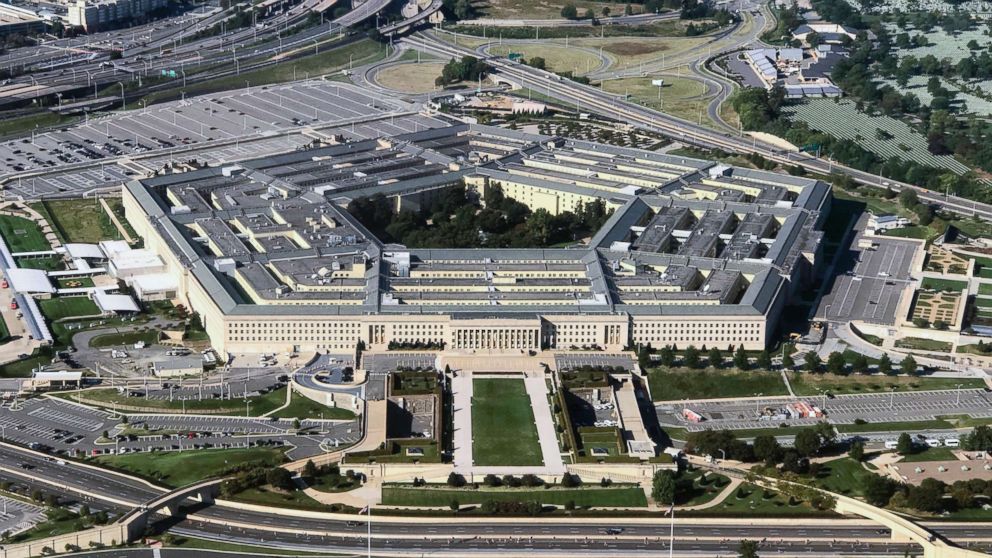 PHOTO: An aerial view of the Pentagon building photographed on Sept. 24, 2017. 