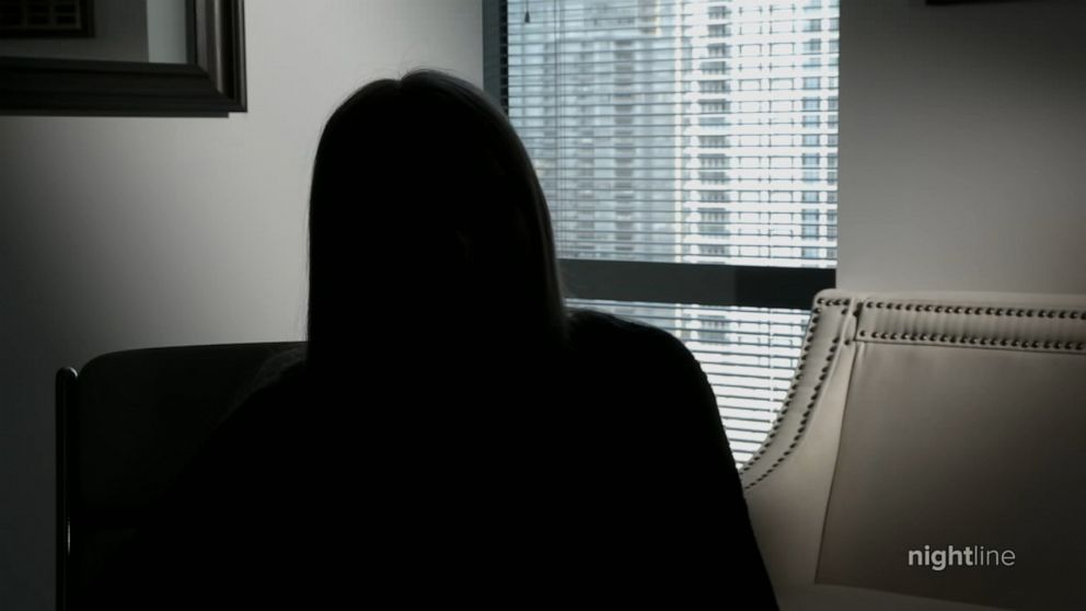 PHOTO: The woman who accused ex Buffalo Bills punter Matt Araiza of raping her speaks with ABC News about the incident.