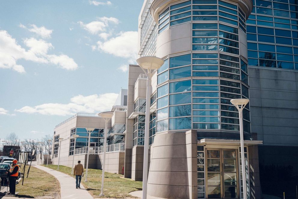 PHOTO: Vaccine Research Center, Feb. 26, 2016 on the campus of National Institutes of Health in Bethesda, Maryland.