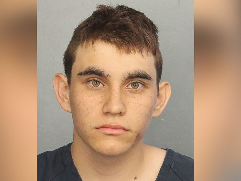 FOTO: Nikolas Cruz é visto aqui em seu tiro na caneca, 14 de fevereiro de 2018.