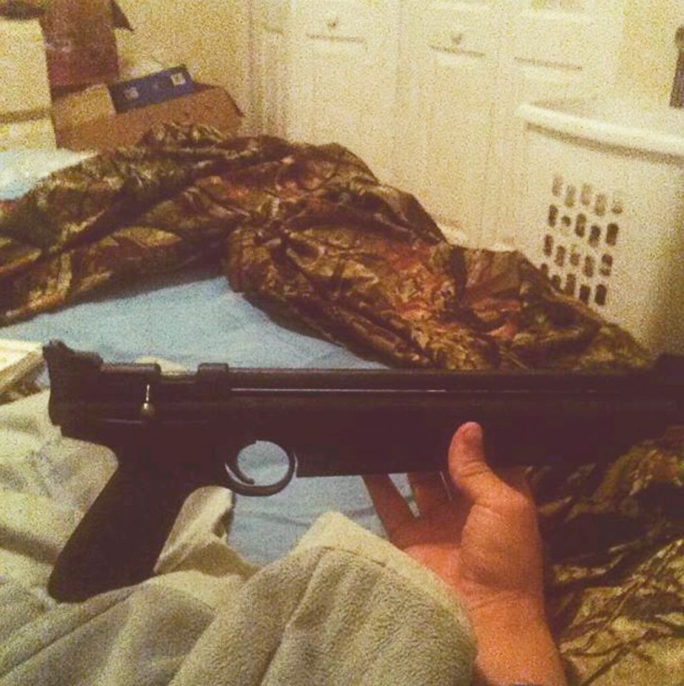 PHOTO: This photo posted to Nikolas Cruz's Instagram account shows a hand holding a weapon.