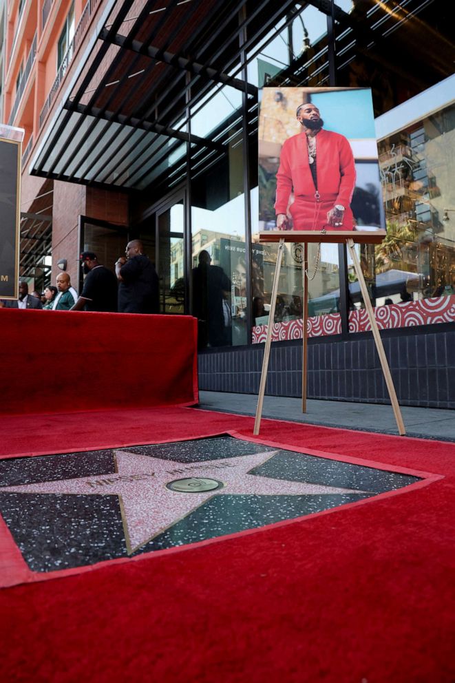 Nipsey Hussle honored as hometown hero with star on Hollywood Walk of