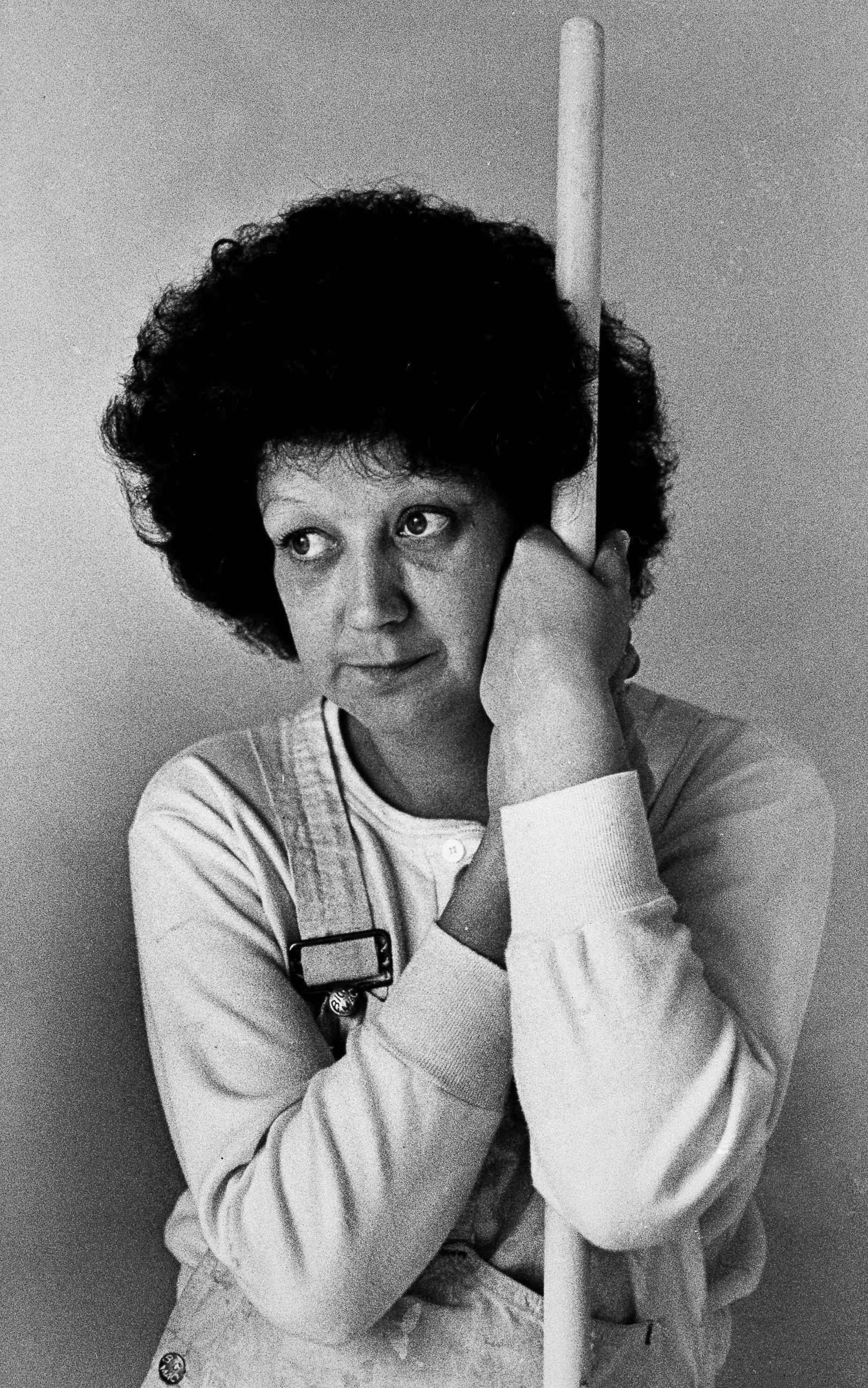 PHOTO: Norma McCorvey, 35, the Dallas mother whose desire to have an abortion was the basis for a landmark Supreme Court decision a decade ago, takes time from her job as a house painter to pose for a photograph in Terrell, Texas, Jan. 21, 1983.