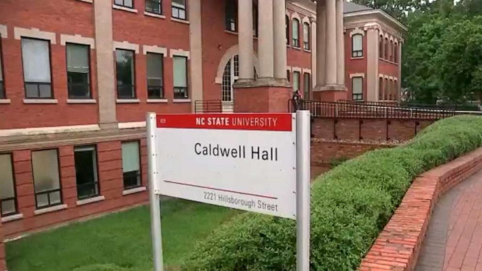 PHOTO: Caldwell Hall is shown on North Carolina State University in Raleigh, N.C.