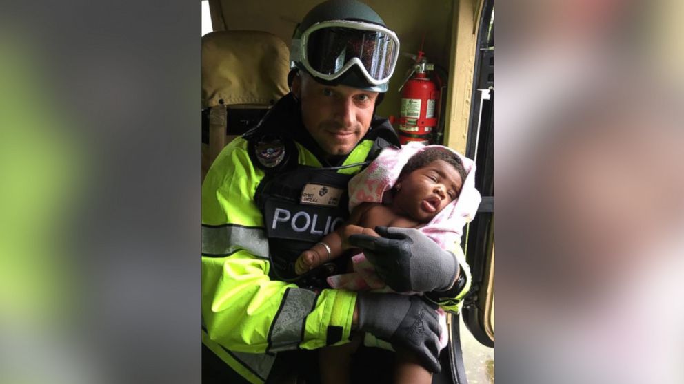 1st responders rescue mother, 4-month-old baby from Irma-flooded Miami ...